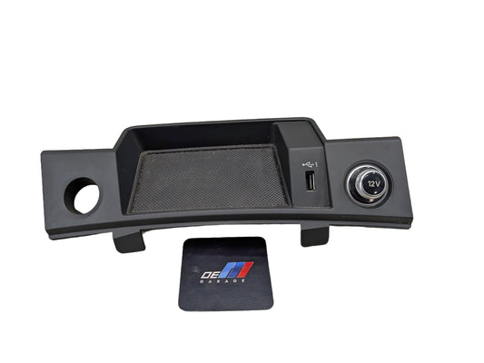18-24 OEM AUDI Q5 SQ5 Center Console Storage Tray Box USB Port Panel Trim