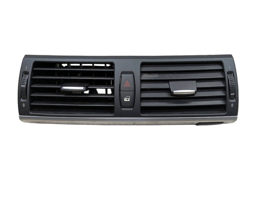 07-14 OEM BMW E70 E71 X5 X6 X5M X6M Dash Center AC Air Vent Grille Hazard Black