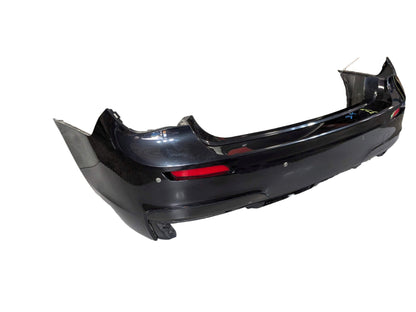 NOTE* 09-15 OEM BMW F01 F02 740 750 Rear Bumper M SPORT Cover w/ PDC Black Black Black Sapphire Metallic (475)