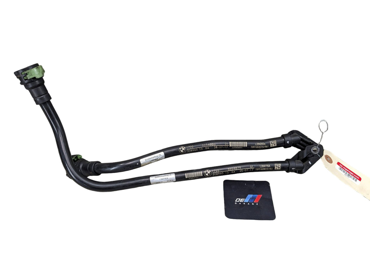 17-21 OEM BMW G20 G30 G11 G12 540 B58 Transmission Oil Cooler Return Lines SET