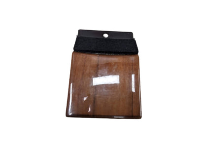 10-16 OEM Porsche Panamera Center Console End Cover Trim Panel Wood Trim