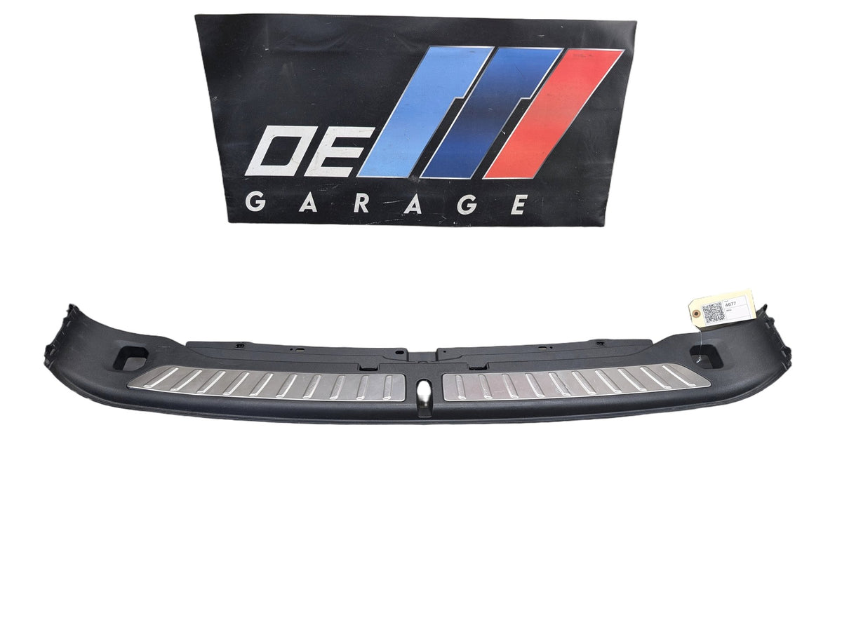 2018-2024 BMW X3 G01 Rear Trunk Cargo Scuff Loading Trim Cover Plate 7396611