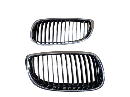 2007-2013 BMW 328i E93 Front Left Right Upper Bumper Cover Kidney Grilles SET 7157277