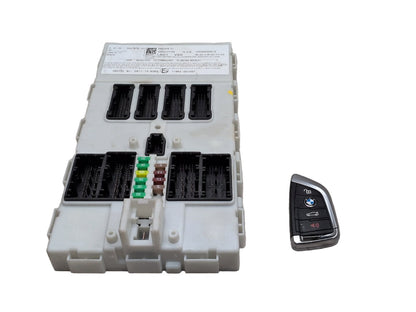 2015-2019 BMW X6 F86 Bdc Body Domain Fem Control Module w/ Key 6821976 OEM