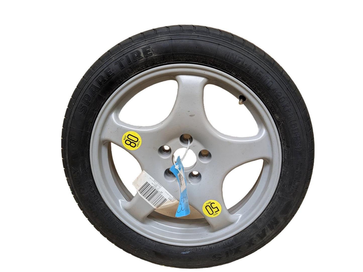 OEM BMW G01 G02 G12 G30 530 540 M550 X3 X4 Spare Tire Wheel Rim Donut 18x4 ET-1