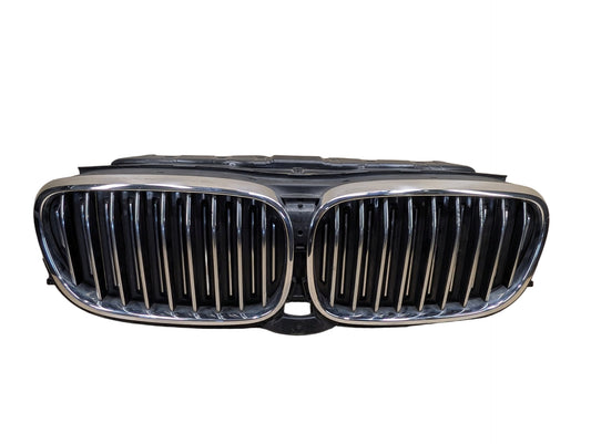 16-19 BMW G12 Front Bumper Radiator Air Flap Shutter w/ Kidney Grilles OEM