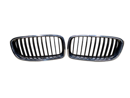 2012-2018 BMW 328i F30 SPORT Front Left Right Upper Bumper Cover Kidney Grilles SET 7260497