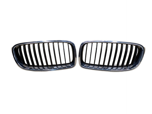 2012-2018 BMW 328i F30 SPORT Front Left Right Upper Bumper Cover Kidney Grilles SET 7260497