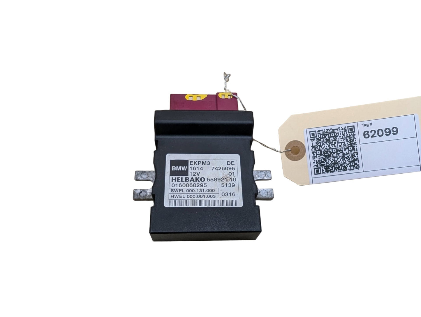 OEM BMW F10 F12 F15 F22 F30 F32 F36 Helbako Fuel Pump Relay Control Module EKPM3