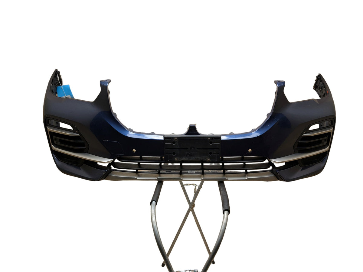 19-23 OEM BMW G05 X5 Front Bumper Cover w/ Lower Grilles Blue C1M PN:9492878