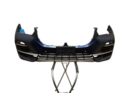 19-23 OEM BMW G05 X5 Front Bumper Cover w/ Lower Grilles Blue C1M PN:9492878