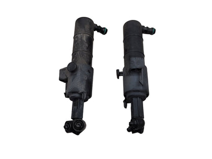 2009-2012 Mercedes-Benz E550 W212 Front Left Right Bumper Headlight Washer Nozzles SET A2128600147 OEM