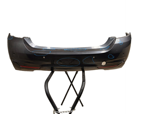 14-20 OEM BMW F32 F33 Rear M SPORT Dual Exhaust Bumper Cover Trim