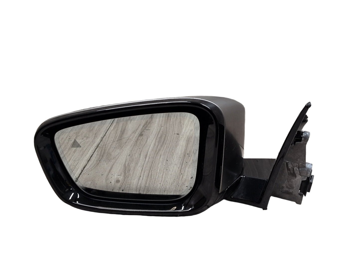 17-23 OEM BMW G30 530 540 M550 Left Driver Side Mirror Blind Spot SHADOW GLOSS