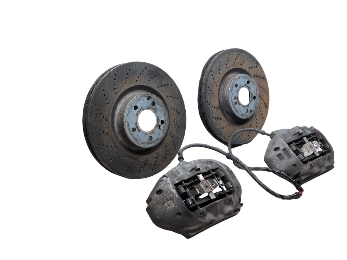 10-16 Mercedes-Benz E550 W212 4Matic Front Left Right Brake Calipers Brembo SET