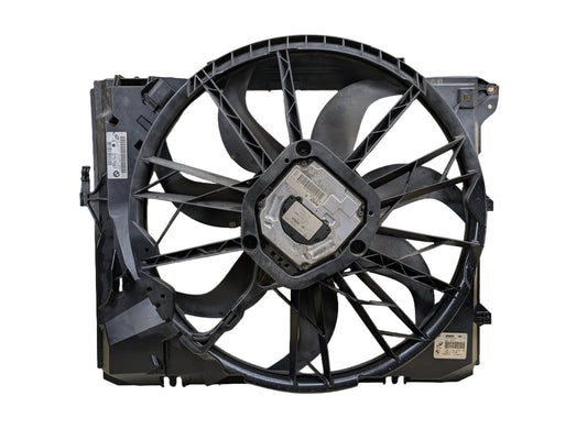 2007-2013 BMW 328i E92 Radiator Cooling Fan Shroud Assembly SET 7581653