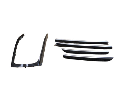 2011-2017 Audi RS5 Front Rear Center Console Door Interior Trim SET CARBON FIBER