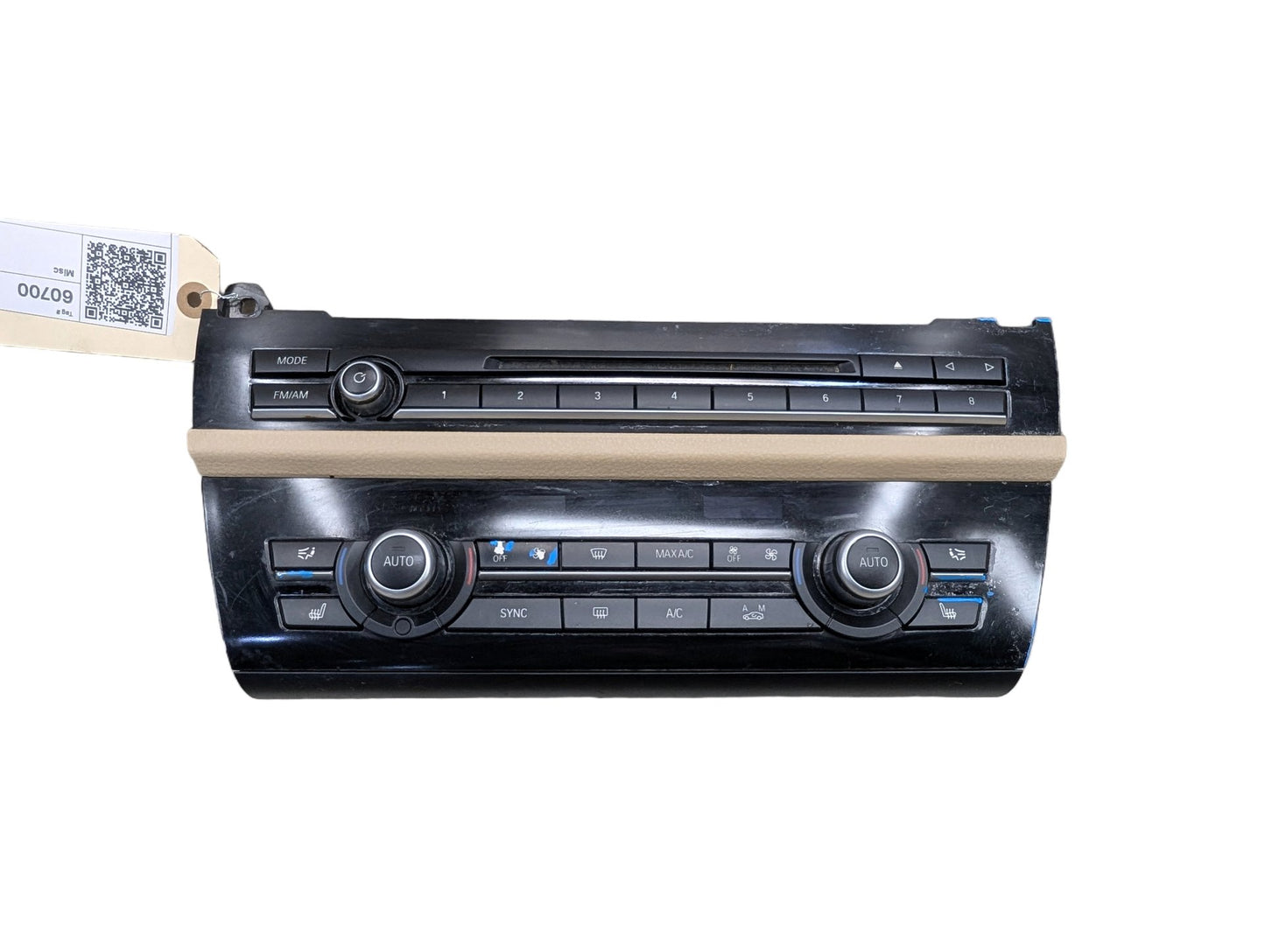 *11-16 OEM BMW F10 535 M5 AC Switch Heater Control Panel Radio Media Buttons