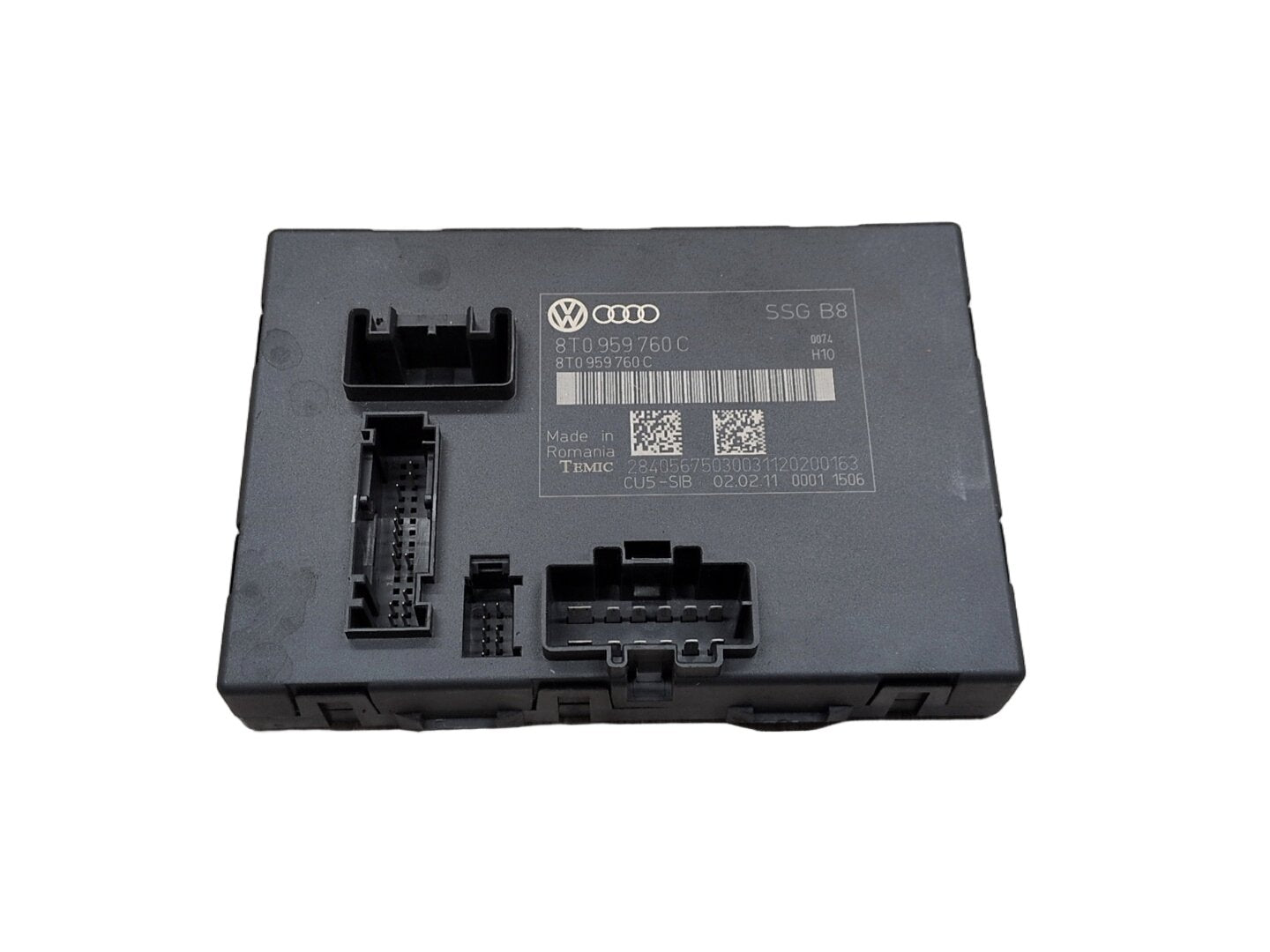 2008-2017 Audi A5 S5 8T Front Left or Right Seat Memory Control Module 8T0959760C