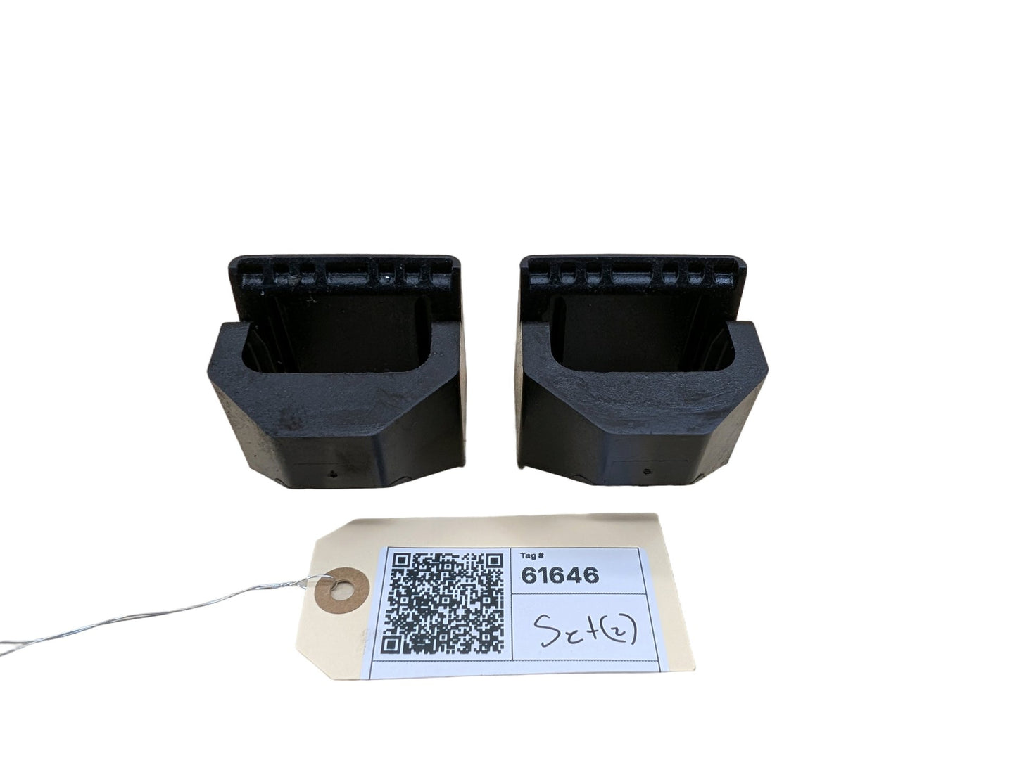 2007-2013 BMW E93 335i N54B30A Left Right Radiator Support Bracket Mount SET 7524956