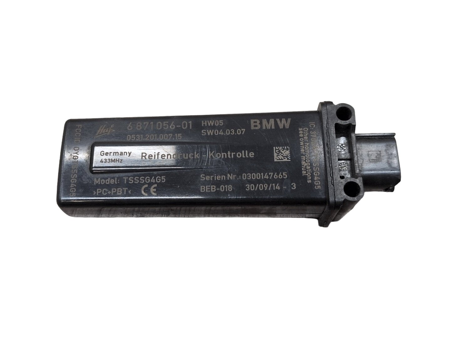 2012-2018 BMW M6 F06 RDC TPMS Tire Pressure Monitoring System Module 6871056