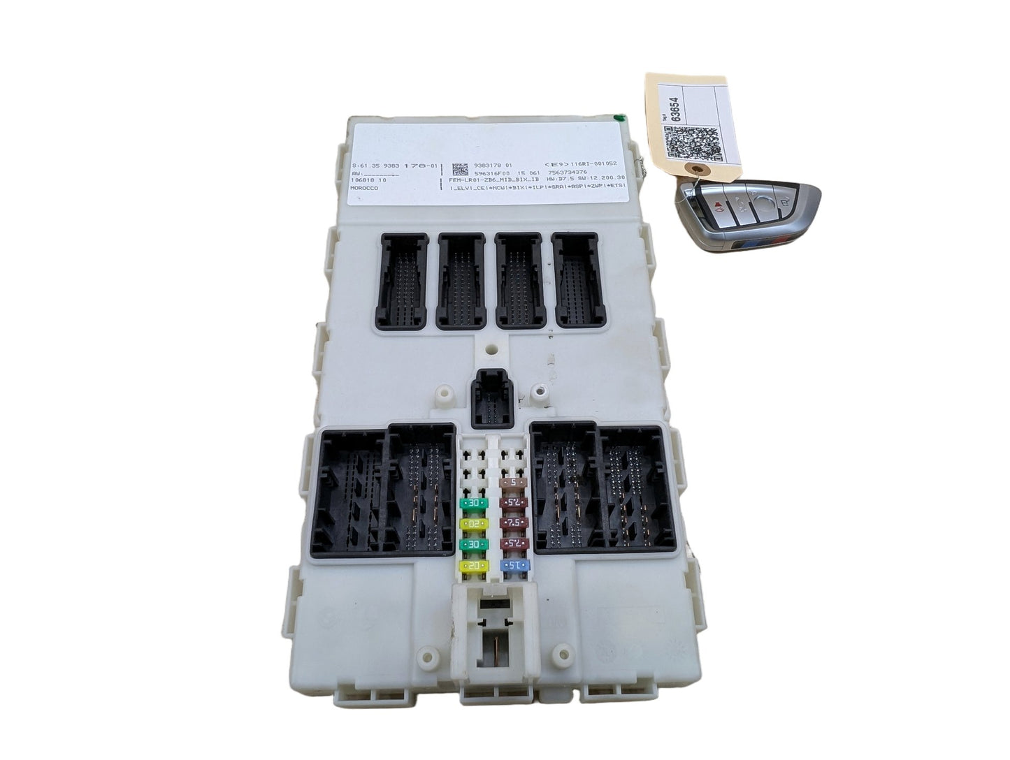 OEM BMW F30 F32 F33 F36 F80 F82 F83 Body Control Junction Box Module FEM + Key