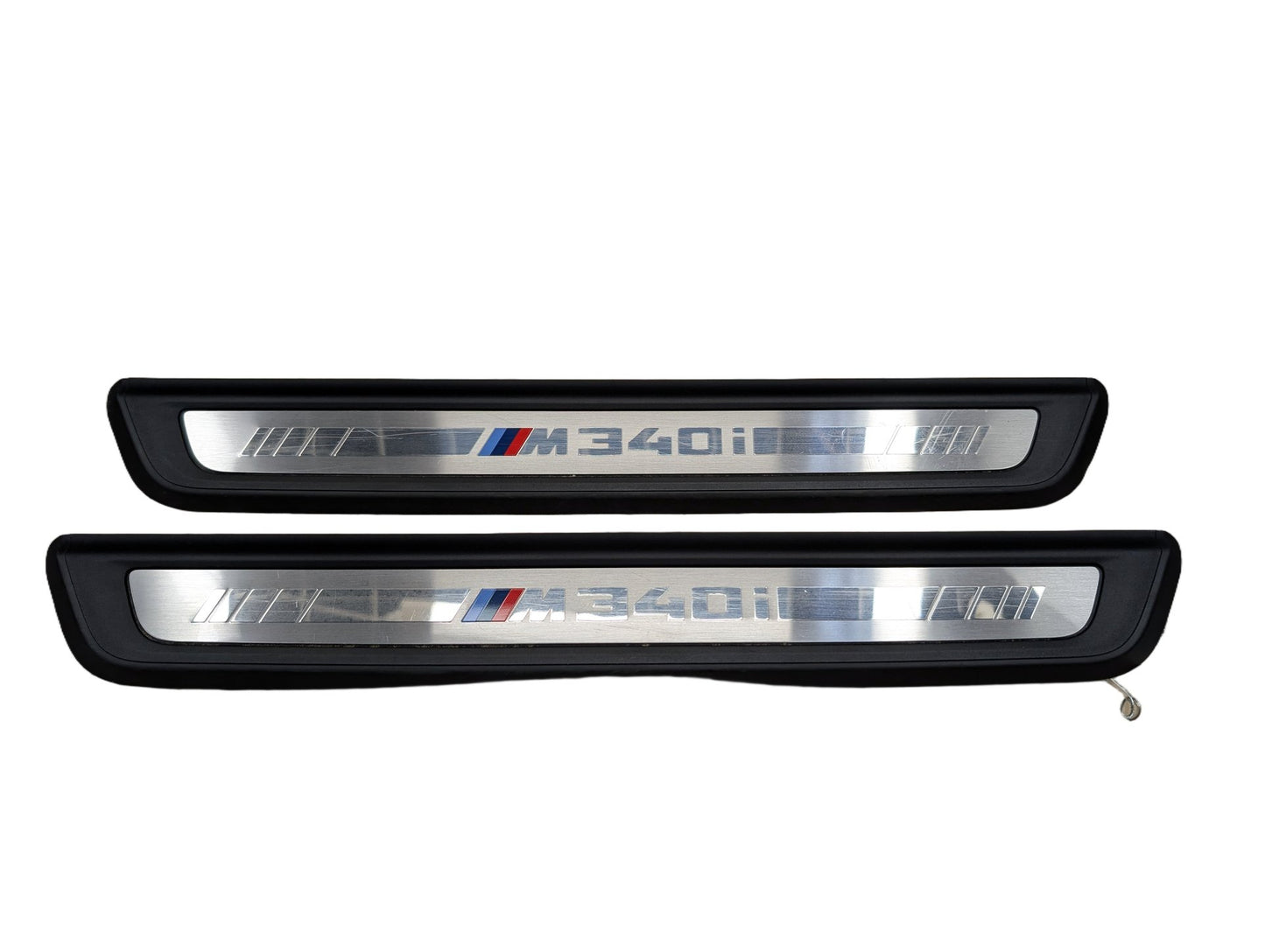 19-21 OEM BMW G20 G21 M340i Front Left Right Door Sill Plate Molding Trim PAIR