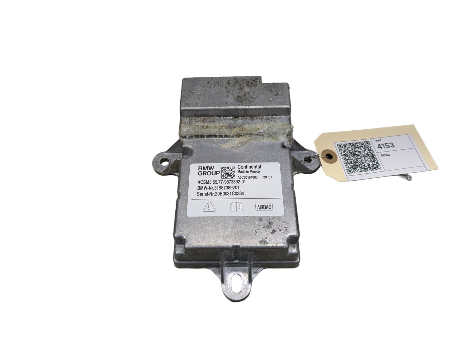 19-24 OEM BMW G20 G22 G23 G29 ICM Domain SRS Safety Airbag Control Module Unit