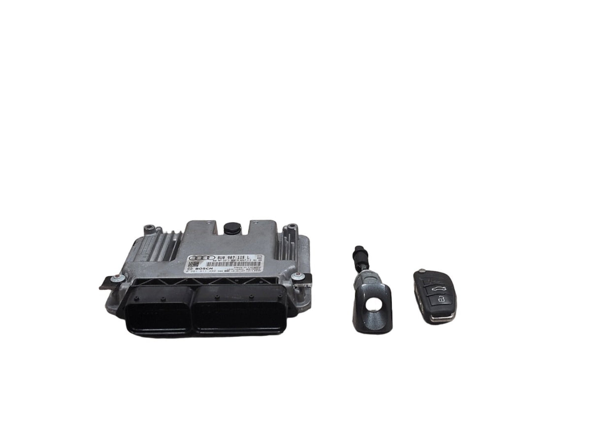 2015-2018 Audi Q3 8U - Engine Motor ECU DME Computer w/ Cas & Key SET PN: 8U0907115L
