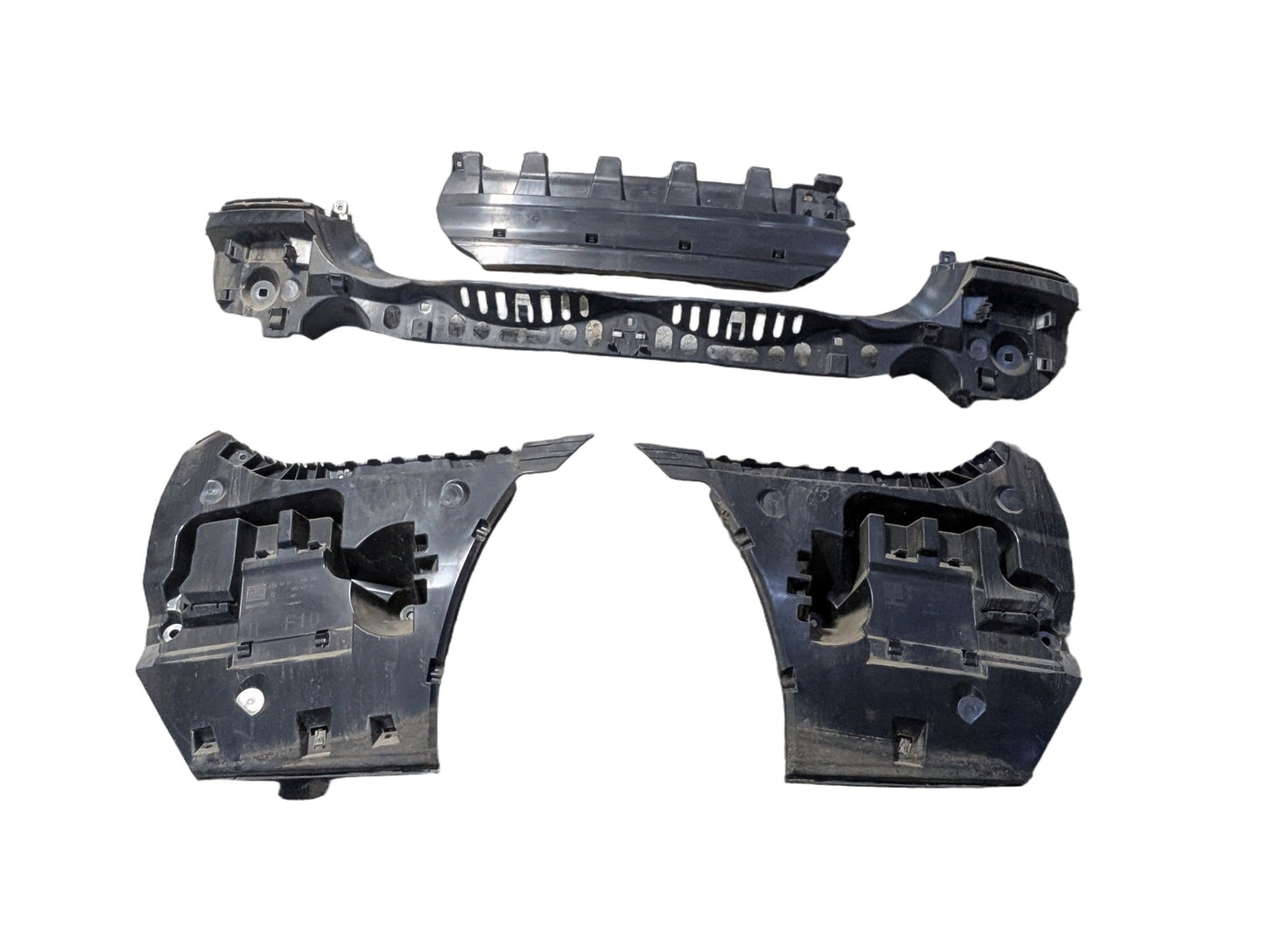 2011-2016 BMW 535i F10 Rear Left Right Center Bumper Support Brackets SET 7204017