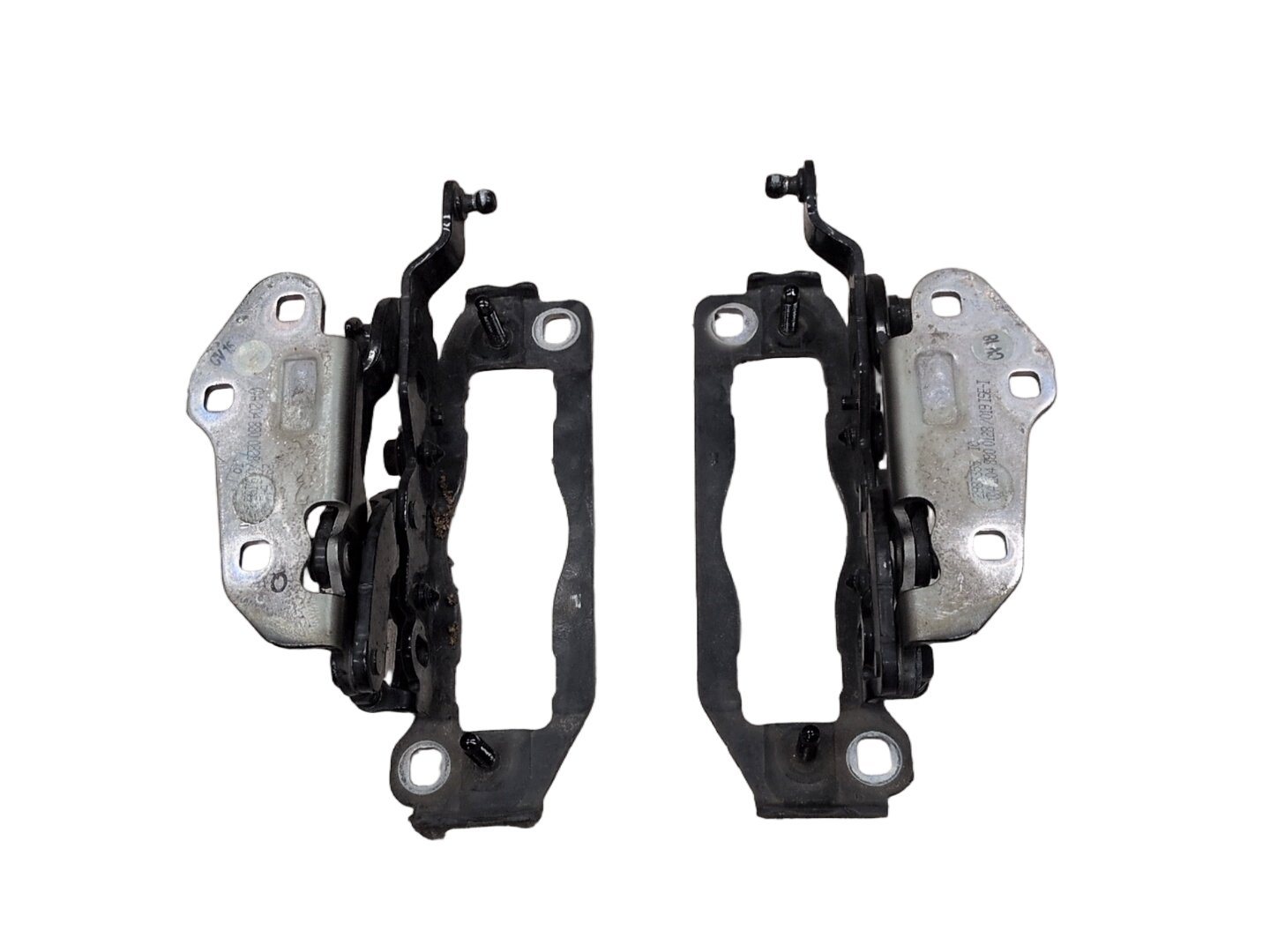 2009-2012 Mercedes-Benz E550 W212 Hood Bonnet Hinges SET A2048800228 OEM