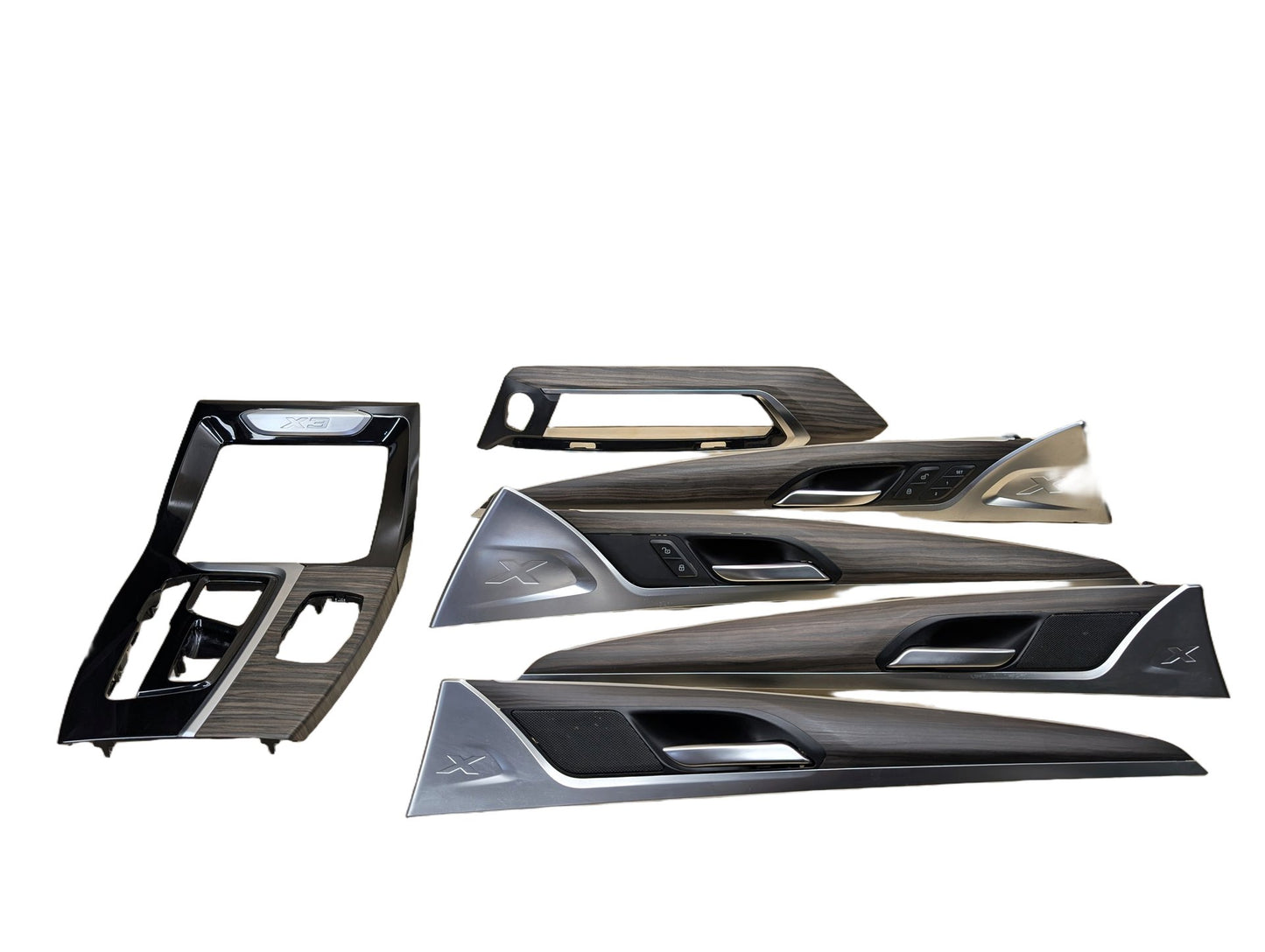 2018-2024 BMW X3 G01 - Front Rear Left Right Interior Wood Trim SET PN: 7410289