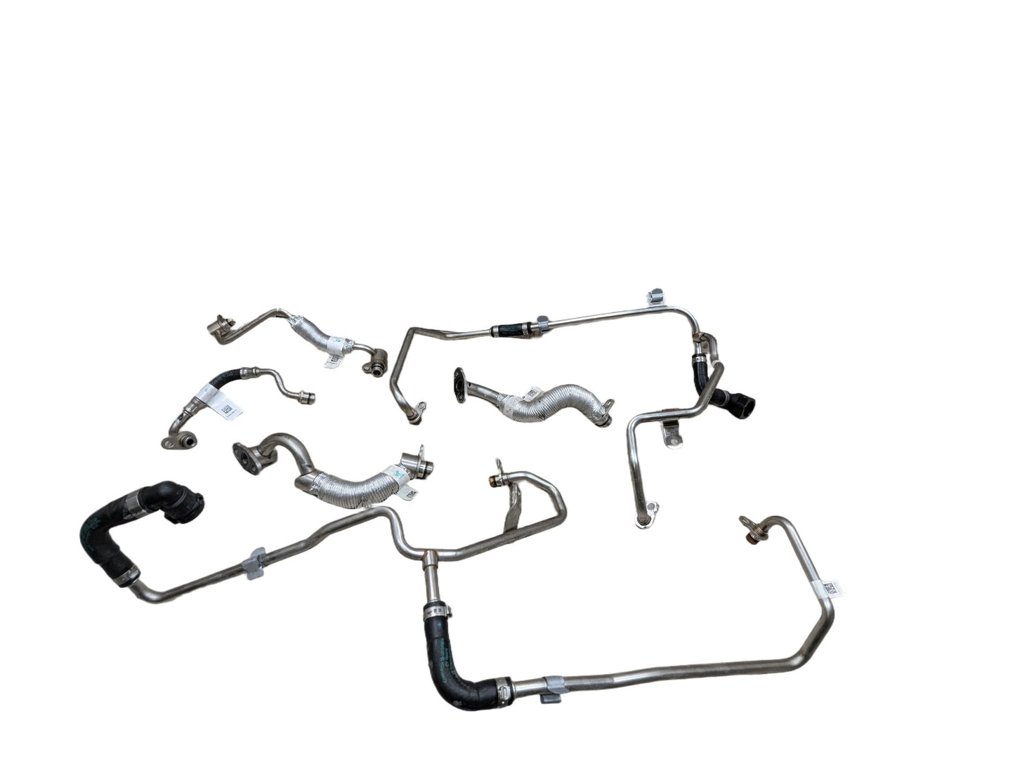 21-26 OEM BMW G80 G82 G83 G87 M3 M4 Turbo Charger Cooling Oil Hose Lines SET