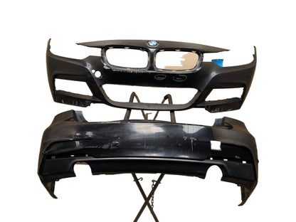 DAMAGE* 12-18 BMW 335i F30 Front & Rear Bumper Covers Pair OEM M SPORT