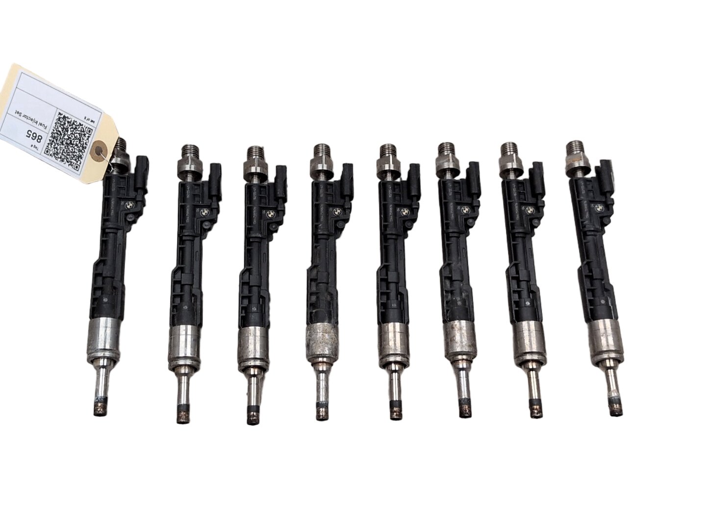 OEM BMW F10 F13 M5 M6 Engine S63 N63 V8 High Pressure Fuel Injectors SET (8) EU5
