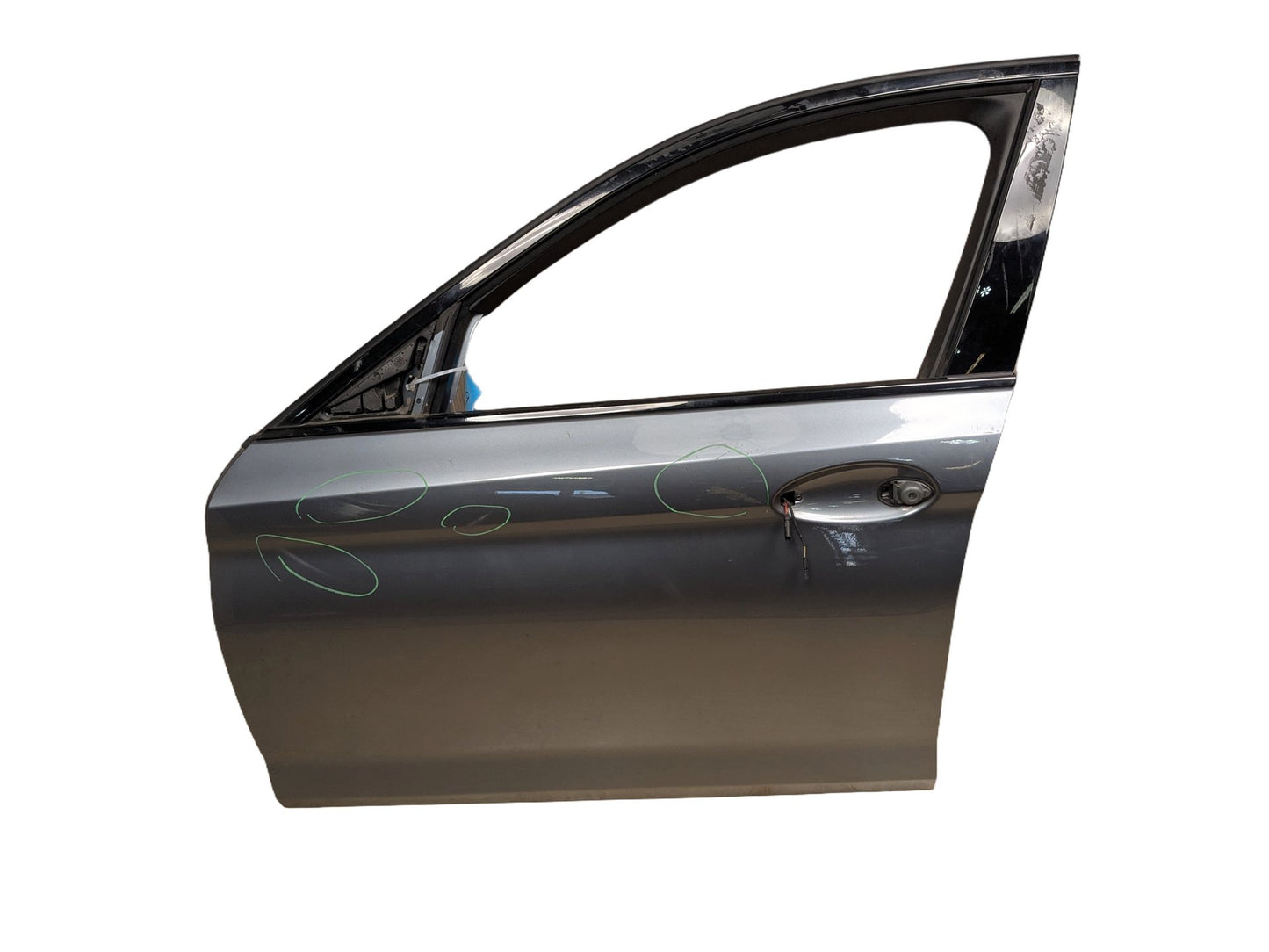 17-23 BMW F90 G30 530 540 M550 M5 Front Left Driver Door Shell Panel White