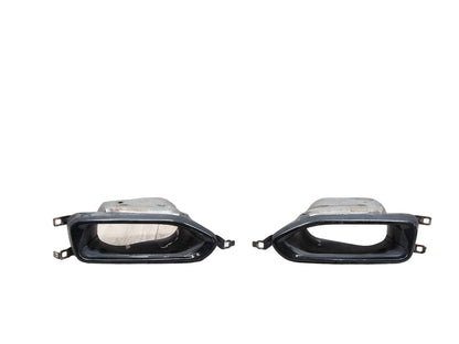 2016-2022 BMW 750i G12 Rear Left Right Exhaust Muffler Tips SET 8063168 OEM