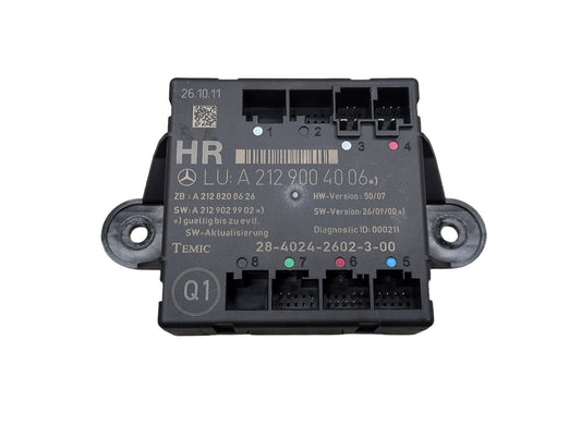 09-12 OEM Mercedes-Benz E550 W212 Rear Right Passenger Door Control Module