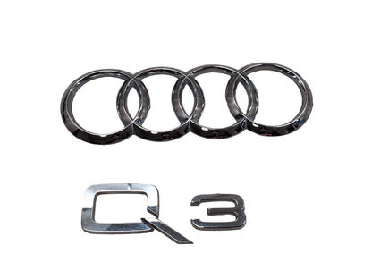 2015-2018 Audi Q3 8U Rear Liftgate Trunk Lid Emblem PN: 8U0853742