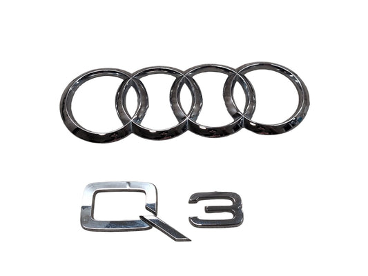 2015-2018 Audi Q3 8U Rear Liftgate Trunk Lid Emblem PN: 8U0853742