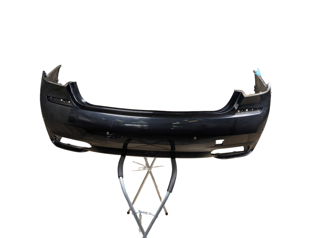 DAMAGE 16-19 BMW G11 G12 740 750 M SPORT Rear Bumper Cover w PDC Holes Black 475