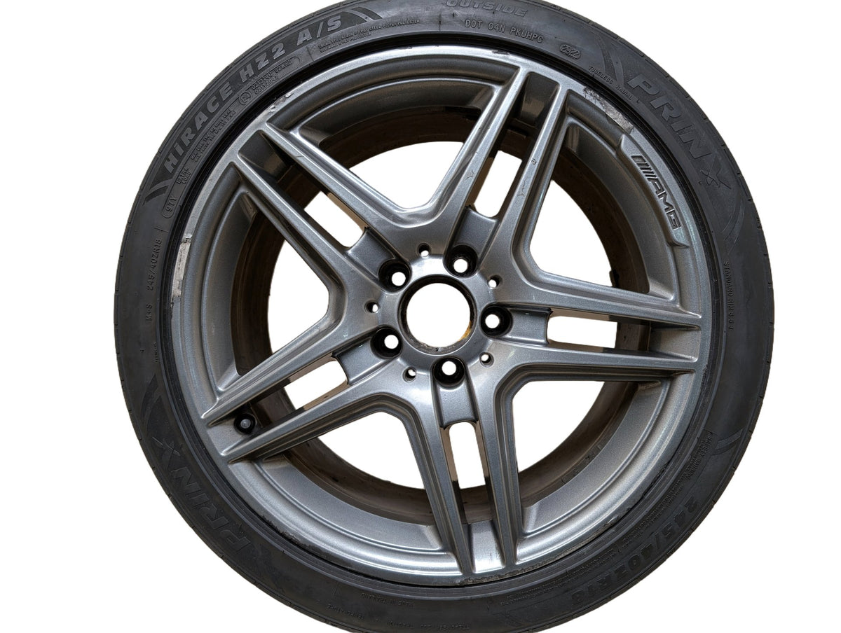 OEM Mercedes W207 E300 E400 E550 AMG Rear Wheel Rim 18x8.5 ET48 5 Double Spoke