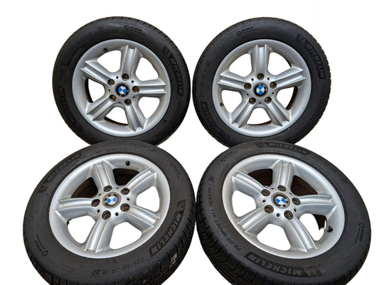 OEM BMW E36 Z3 2.8 3.0 E46 325Ci Wheels Rims 7JX16 ET:46 Star Spoke Style 55 SET