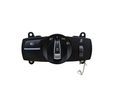 10-18 OEM BMW F13 F10 F06 F25 Headlight Switch Control Panel Light Module BLACK