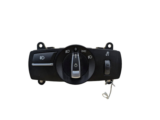 10-18 OEM BMW F13 F10 F06 F25 Headlight Switch Control Panel Light Module BLACK