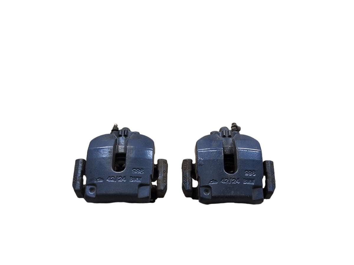 15-19 OEM BMW F85 X5M F86 X6M Rear Brake Calipers SET BREMBO Blue