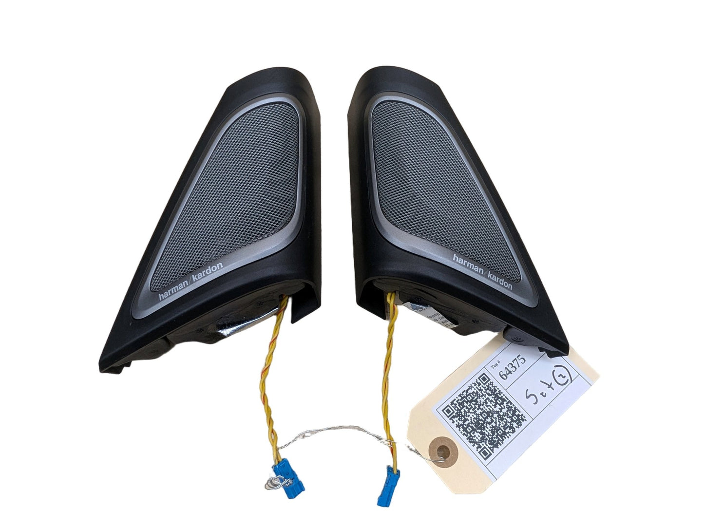 2016-2022 BMW 750i G12 Front Left Right Door Triangle Corner Speaker Assemblys SET 9362561