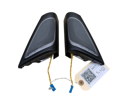 2016-2022 BMW 750i G12 Front Left Right Door Triangle Corner Speaker Assemblys SET 9362561