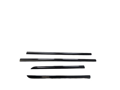 2016-2022 BMW 750i G12 Front Rear Left Right Exterior Door Trim Molding SET 7364351 OEM