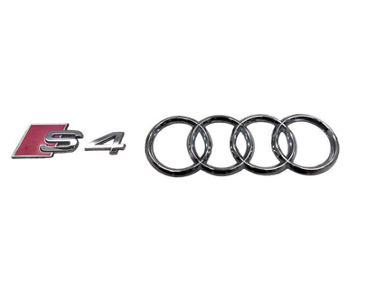 2010-2016 Audi S4 Rear Liftgate Trunk Lid Emblem Badge SET PN: 8D0853737G